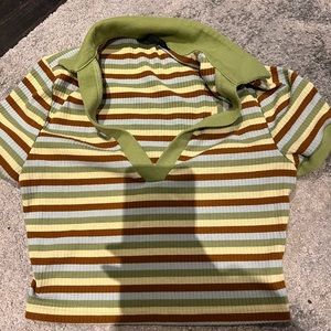 SHEIN STRIPED CROP TOP